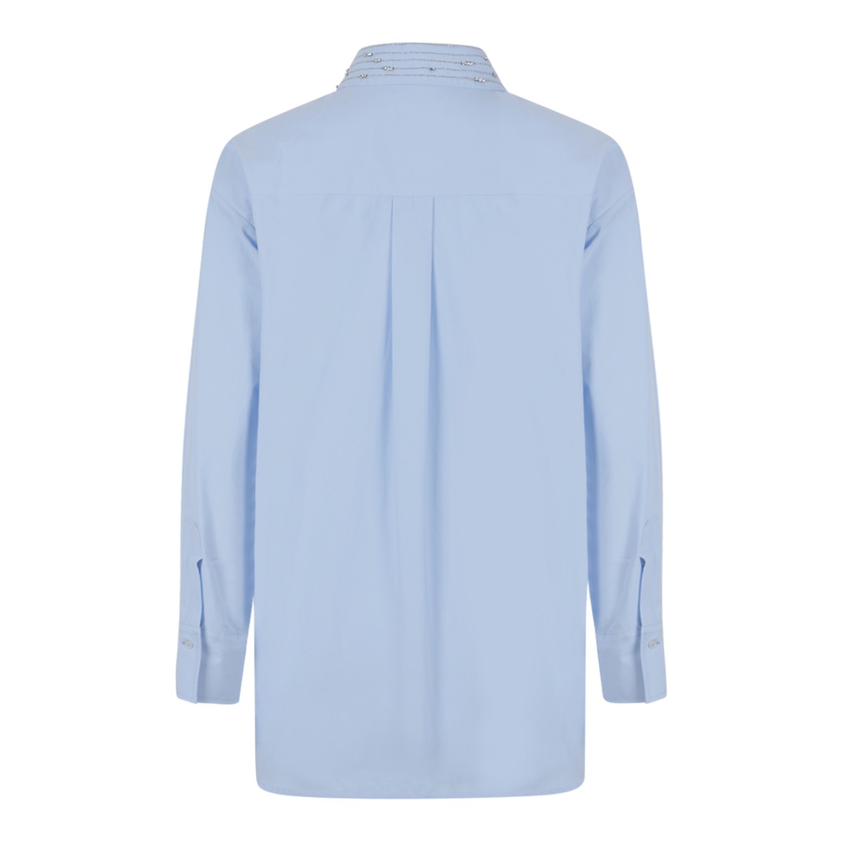 Fabiana Filippi Light Blue Cotton Shirt.