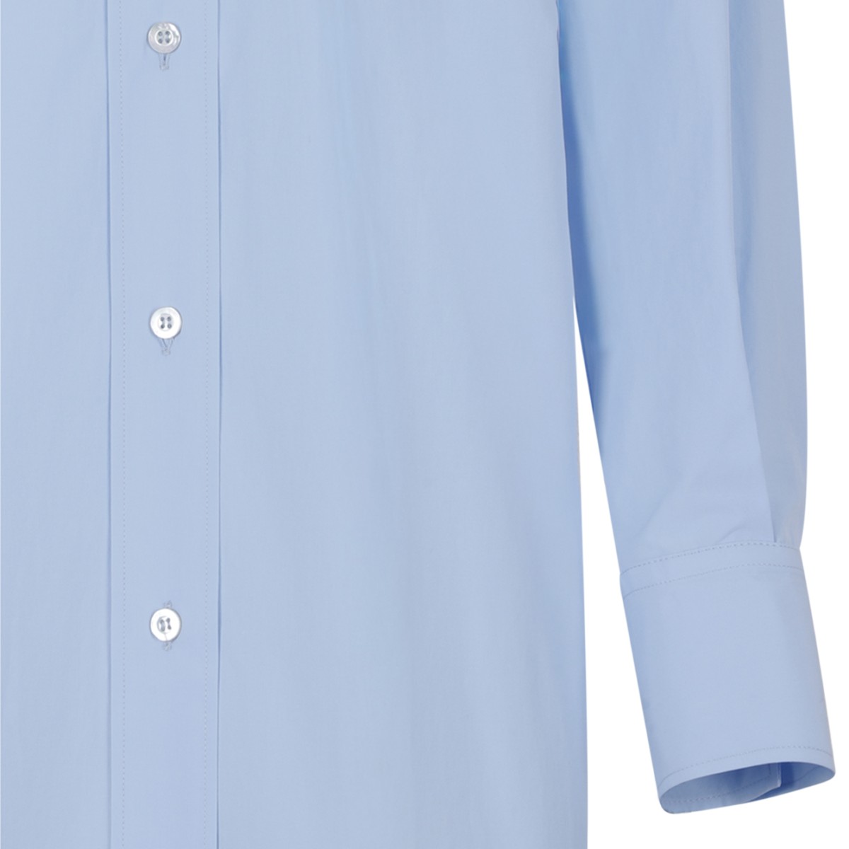 Fabiana Filippi Light Blue Cotton Shirt.