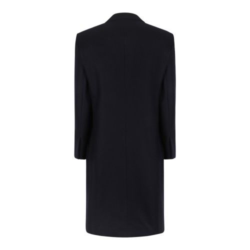Givenchy Navy Tailored Wool Overcoat. 