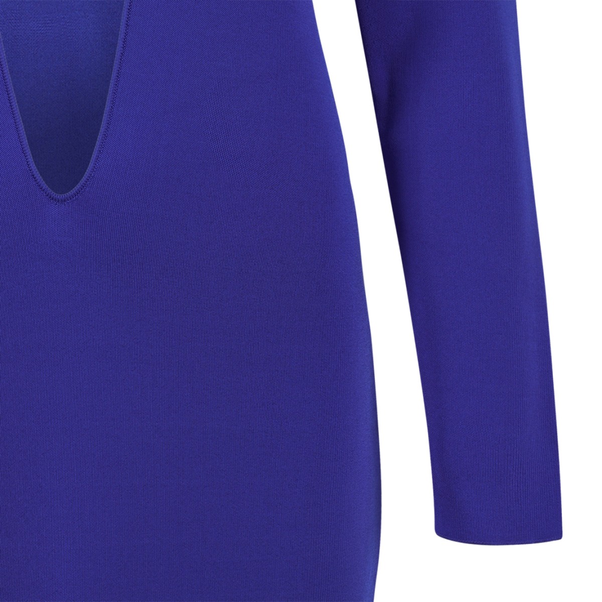 Tom Ford Purple Deep V-Neck Maxi Dress.