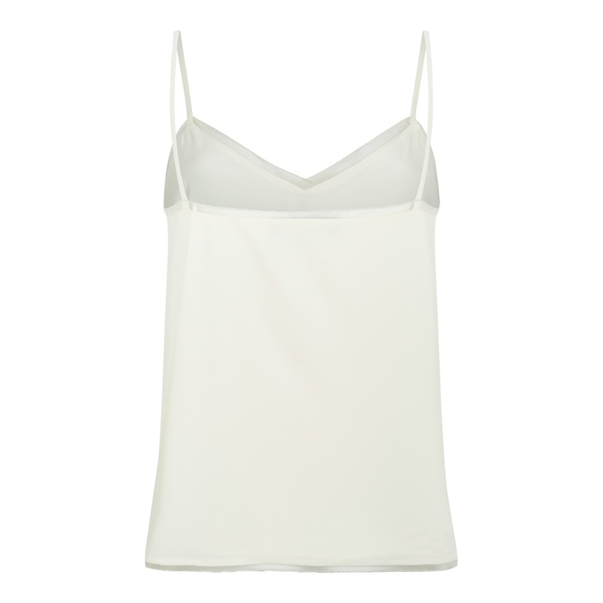 Fabiana Filippi Cream Silk Camisole Top.