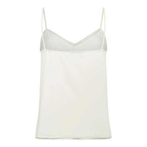 Fabiana Filippi Cream Silk Camisole Top.