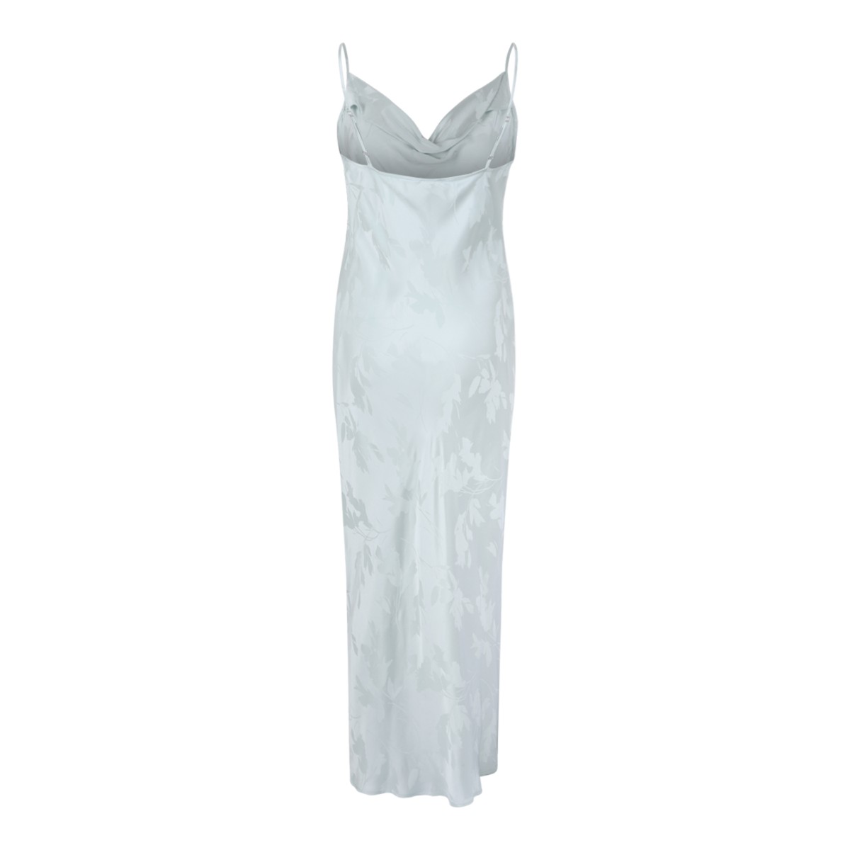 Calvin Klein Light Blue Satin Slip Dress.