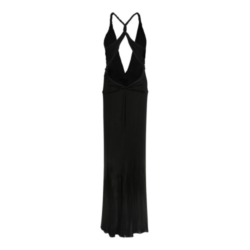 Tom Ford Black Halterneck Maxi Dress.