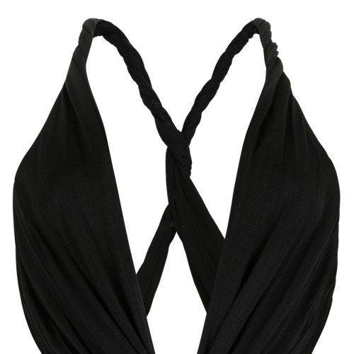 Tom Ford Black Halterneck Maxi Dress.