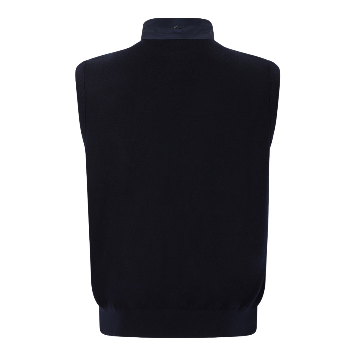 Paul & Shark Navy Blue Quilted Down Vest.