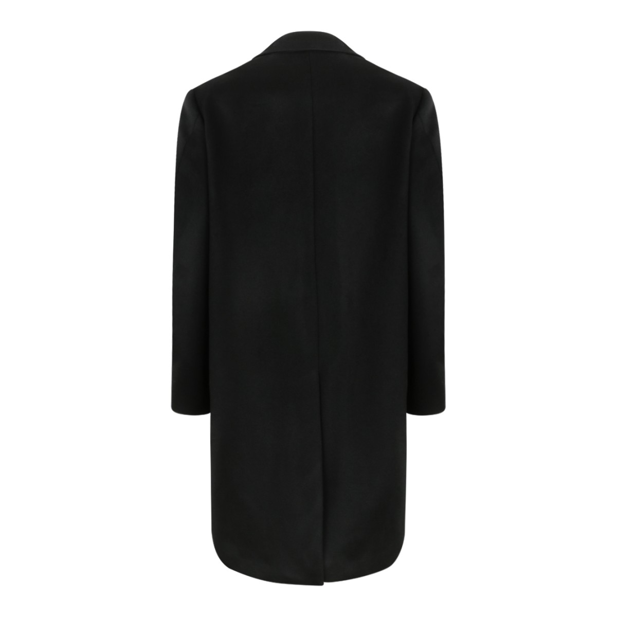 Givenchy Black Tailored Single-Breasted Coat.