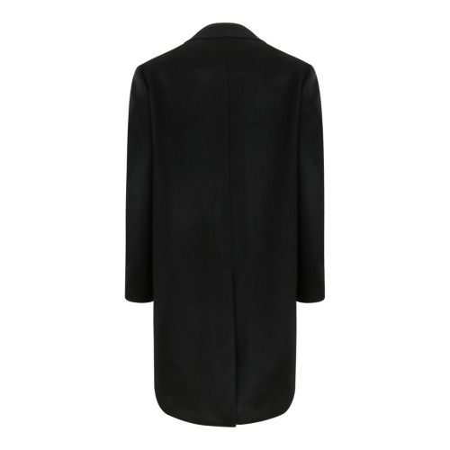 Givenchy Black Tailored Single-Breasted Coat.