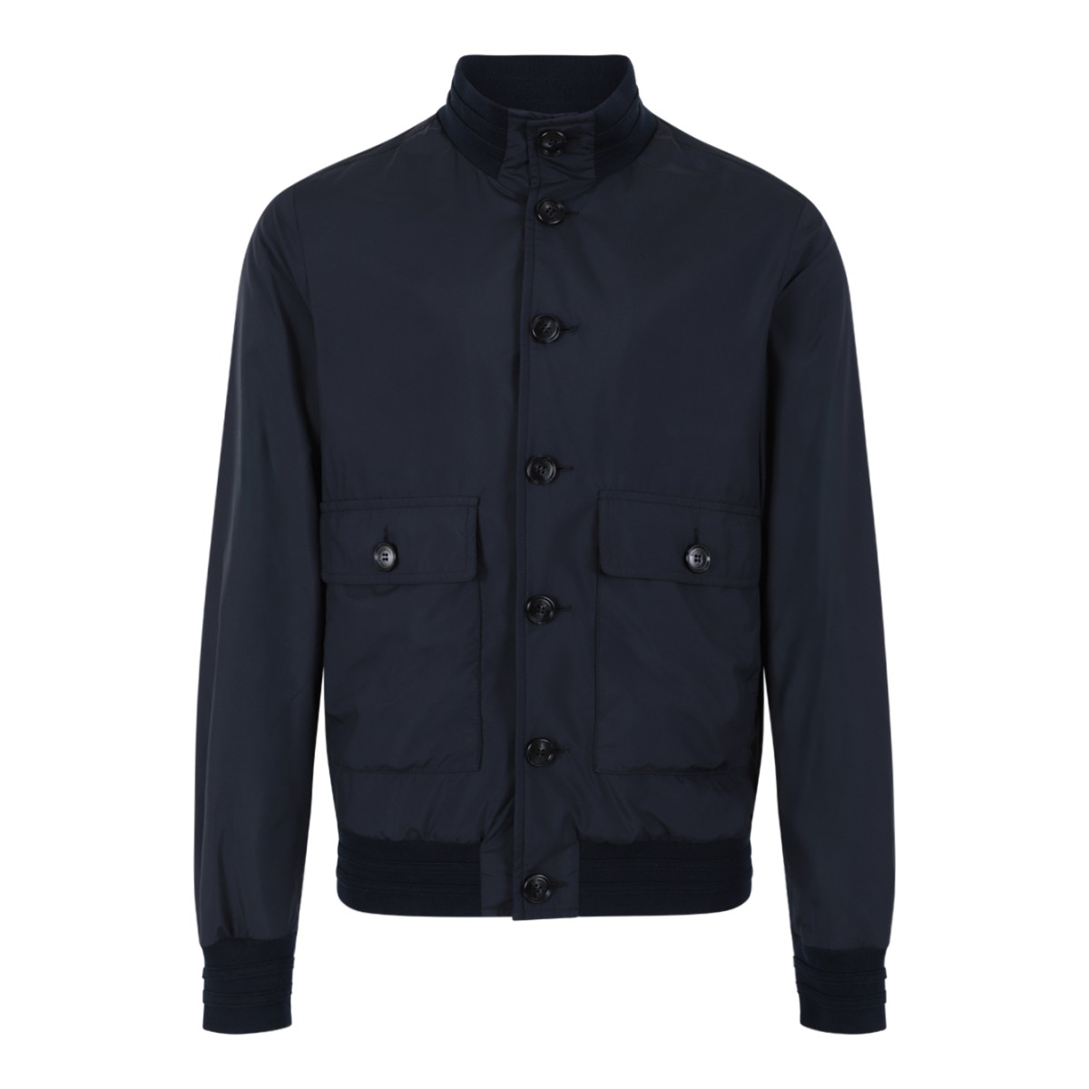 Paul & Shark Navy Blue Lightweight Bomber Jacket.