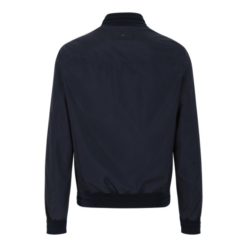 Paul & Shark Navy Blue Lightweight Bomber Jacket.