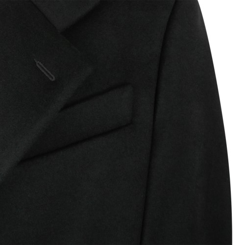 Givenchy Black Tailored Single-Breasted Coat.