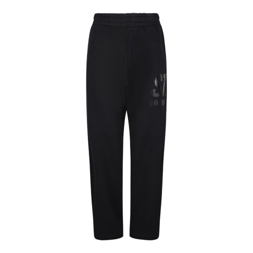 Golden Goose Black Cotton Jogger Trousers.