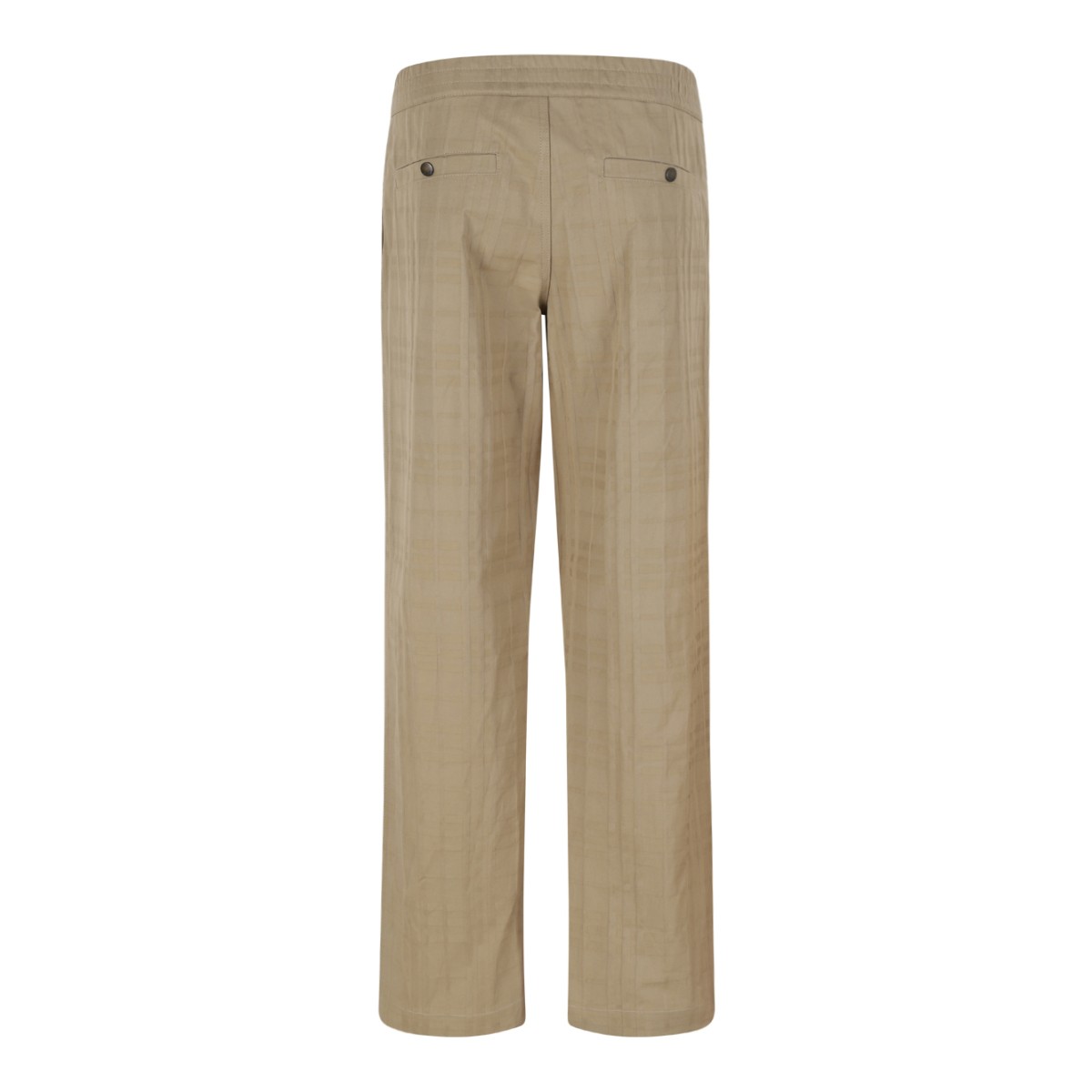 Burberry Beige Tailored Wool Trousers.