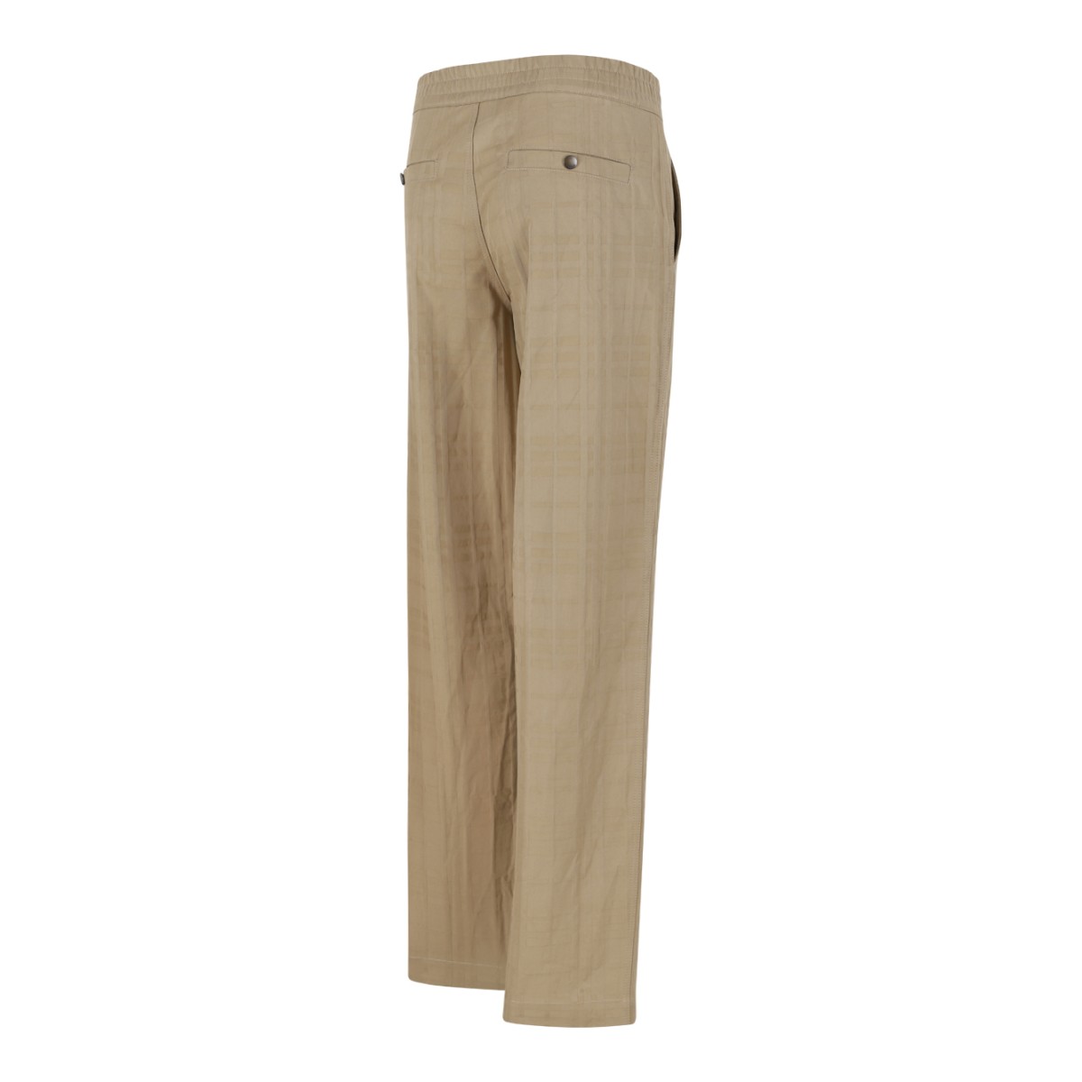 Burberry Beige Tailored Wool Trousers.
