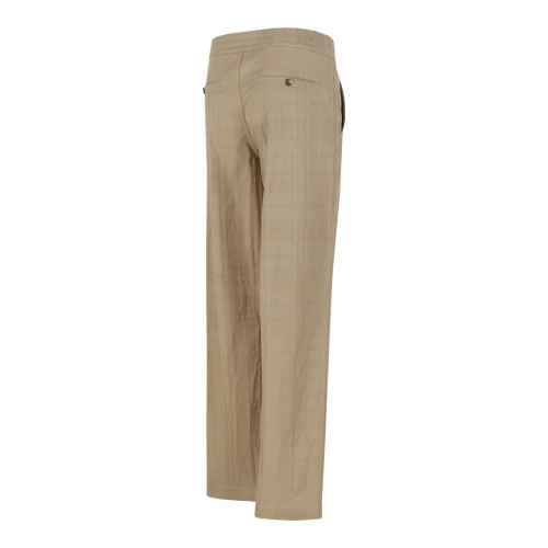 Burberry Beige Tailored Wool Trousers.