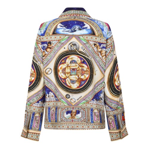 Casablanca Multicolor Printed Silk Shirt. 2