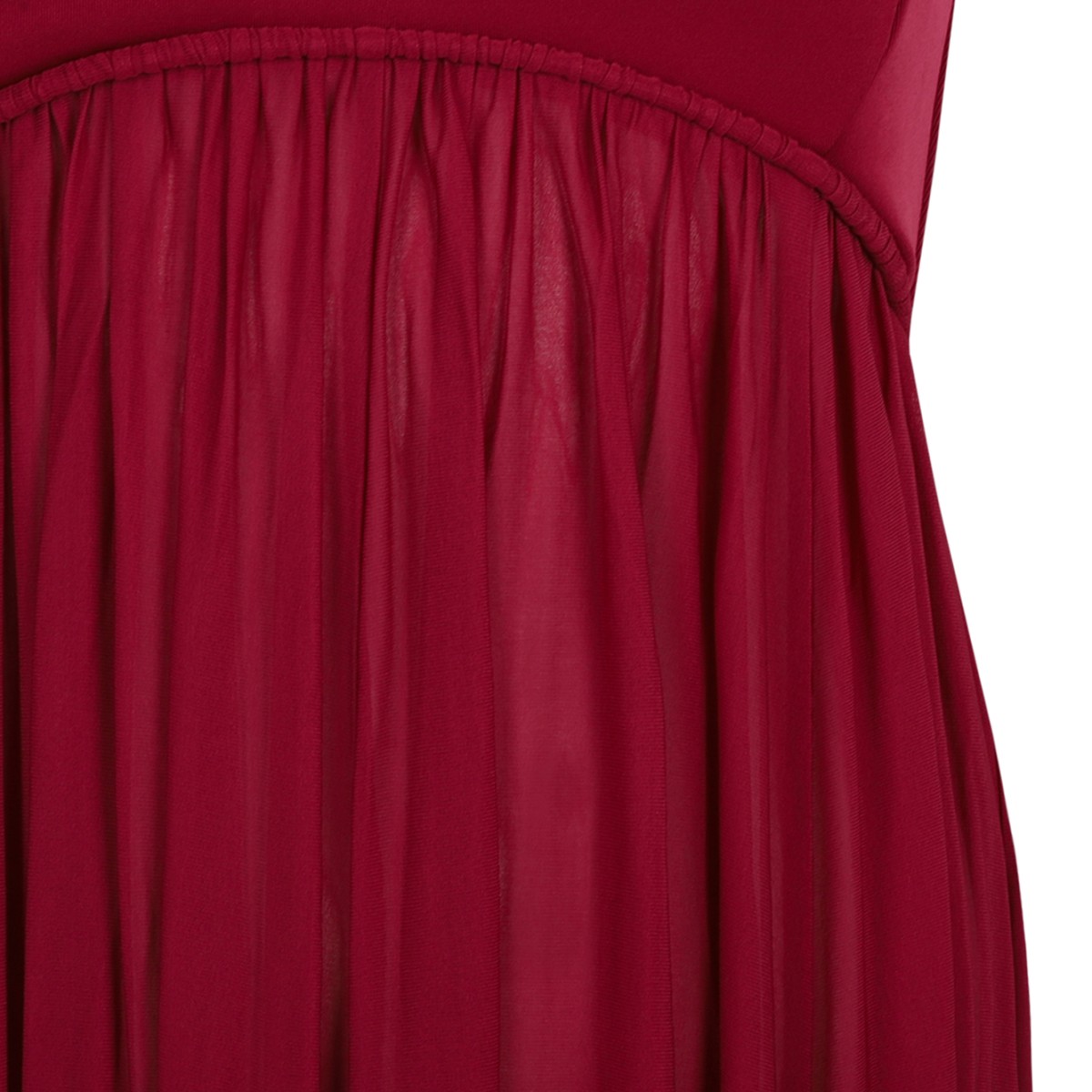 Zimmermann Red Pleated Maxi Dress.
