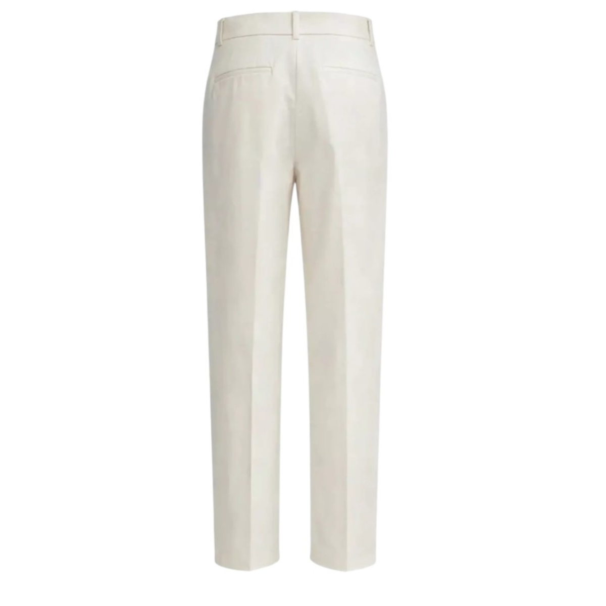 Calvin Klein White Tailored Straight-Leg Trousers.  