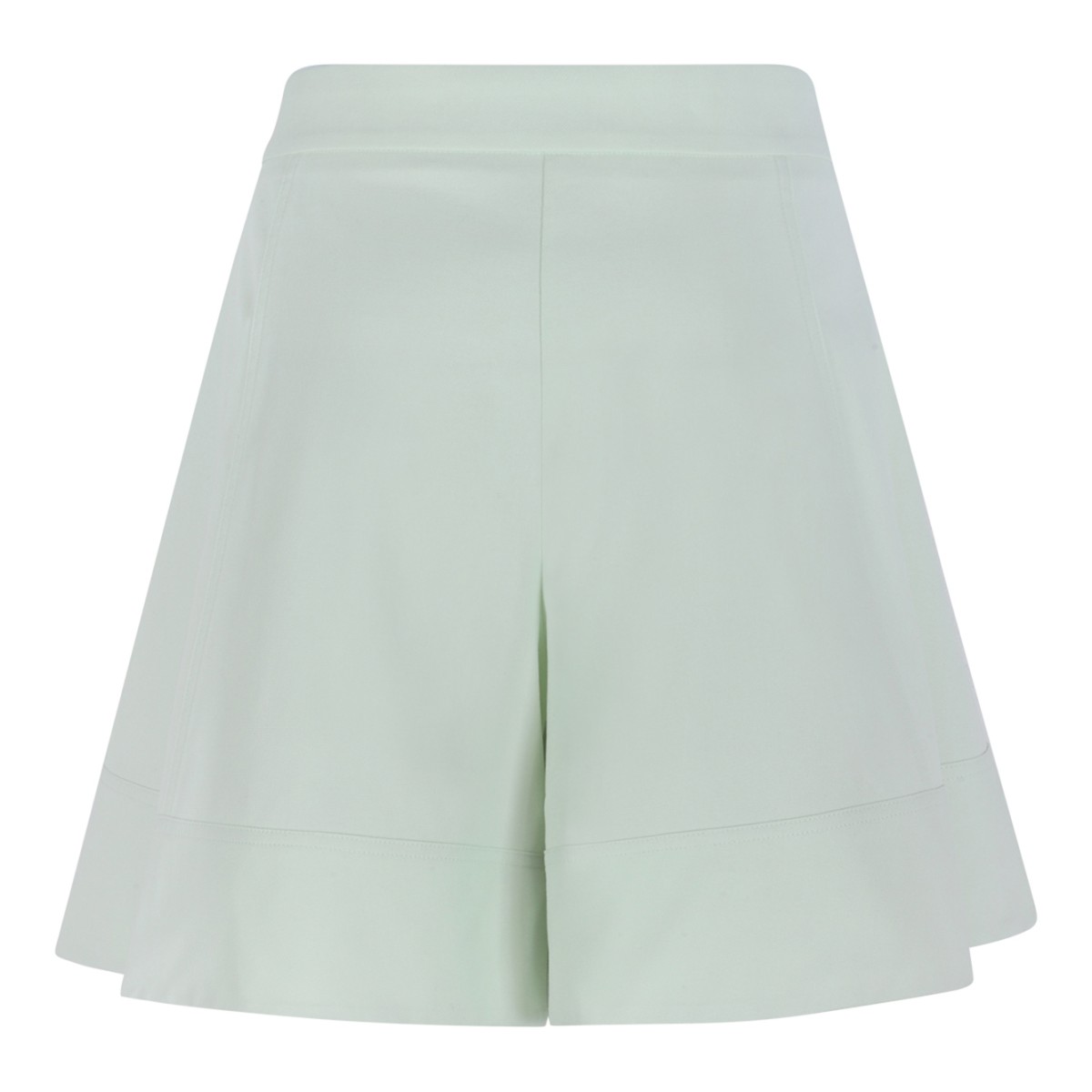 Genny Light Green A-Line Mini Skirt.