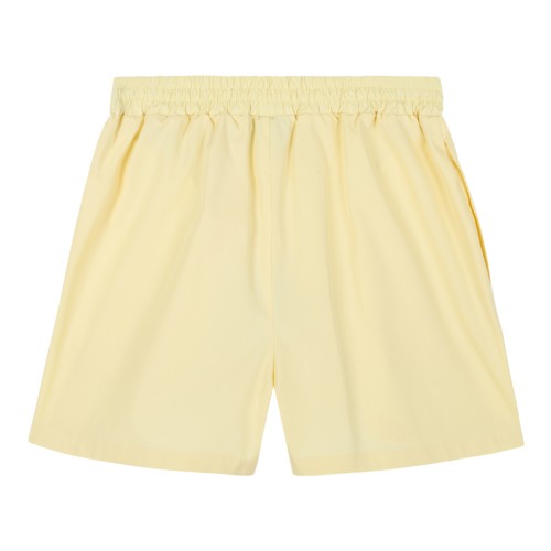 Fendi Yellow Cotton Shorts with Elastic Waist. 2