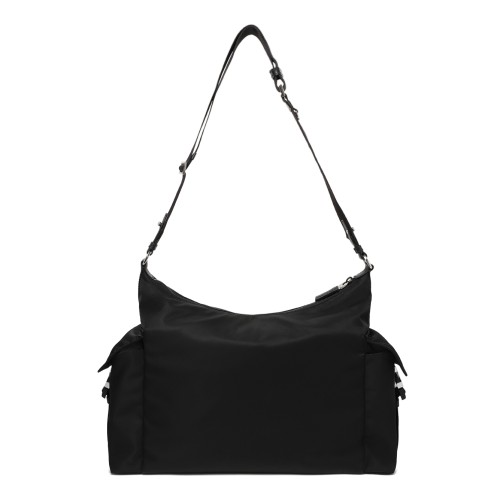 Prada Black Nylon Shoulder Bag. 2