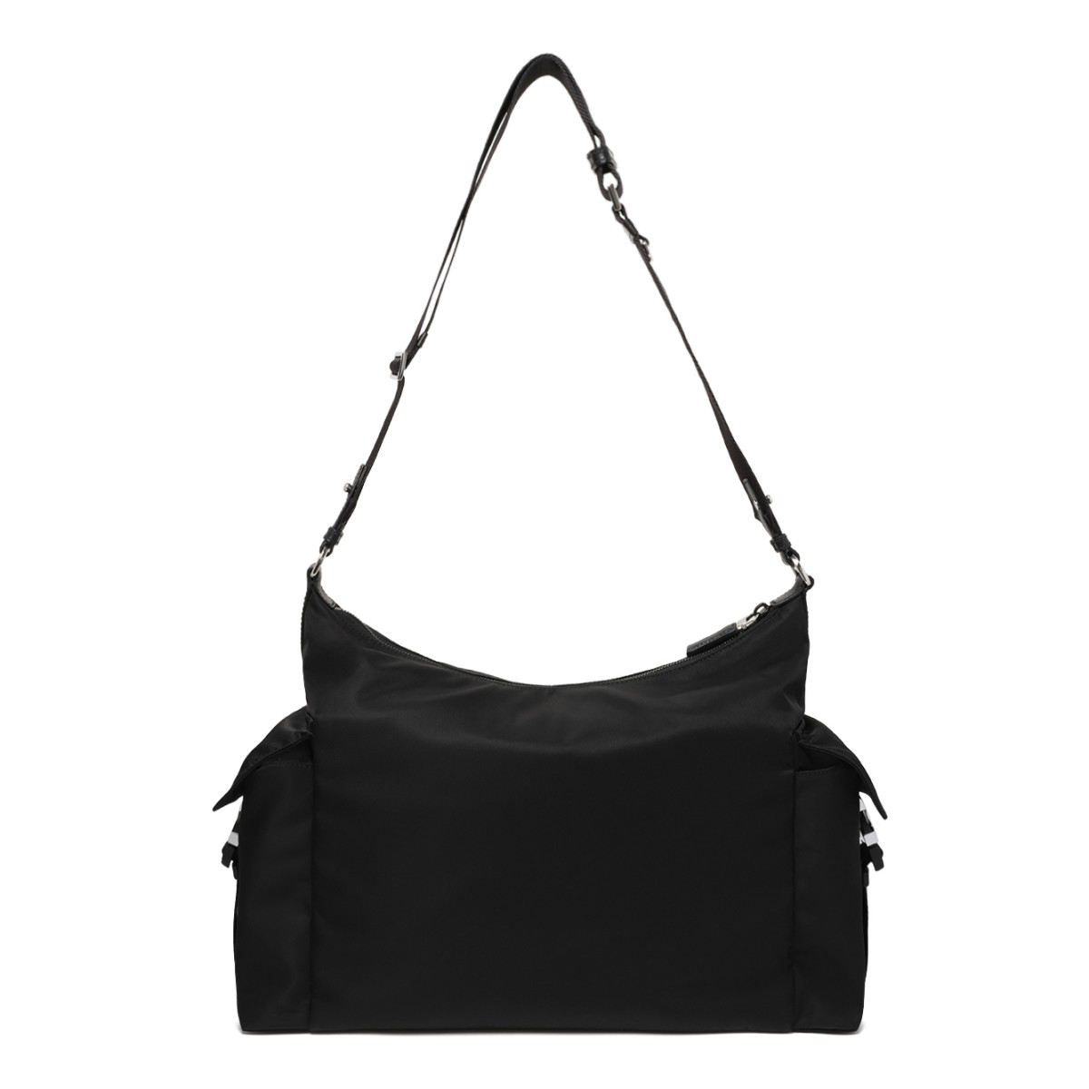 Prada Black Nylon Shoulder Bag.