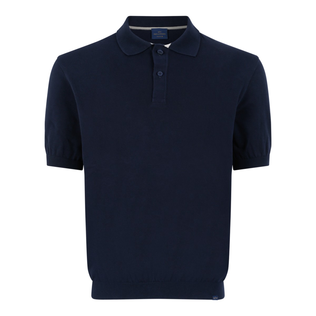 Paul & Shark Navy Cotton Polo Shirt.
