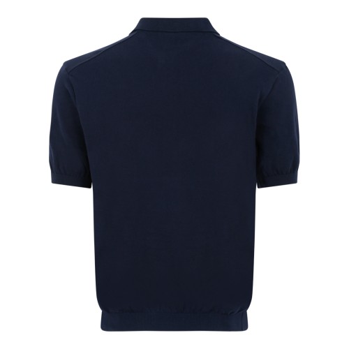Paul & Shark Navy Cotton Polo Shirt. 2