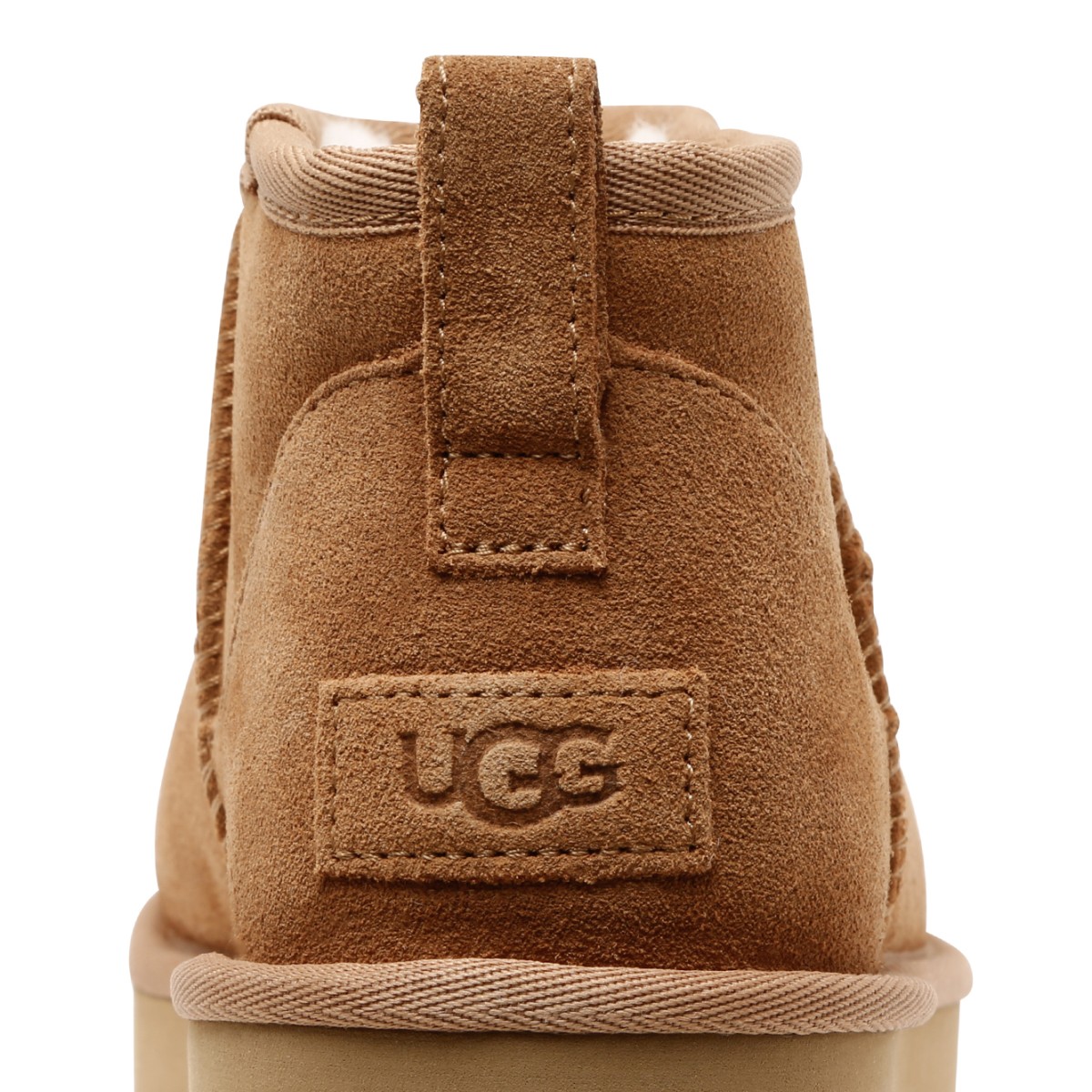 UGG Chestnut Platform Mini Boots.  