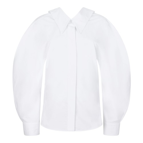 Givenchy White Sculptural Sleeveless Jacket.
