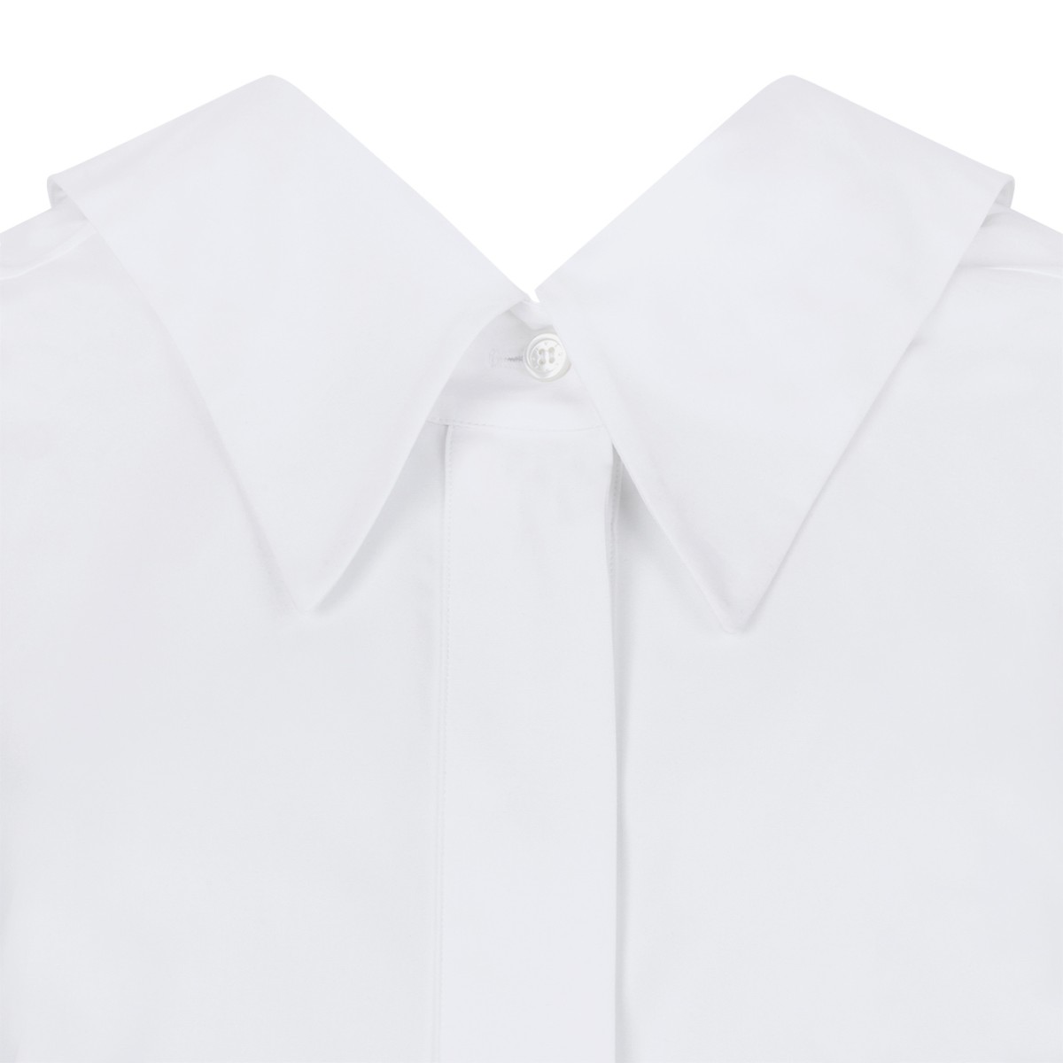 Givenchy White Sculptural Sleeveless Jacket.