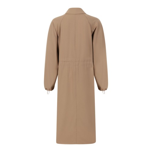 Fabiana Filippi Beige Oversized Shirt Dress. 