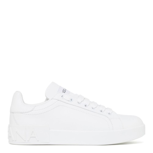 Dolce & Gabbana White Portofino Sneakers. 