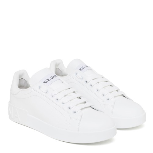 Dolce & Gabbana White Portofino Sneakers.  2