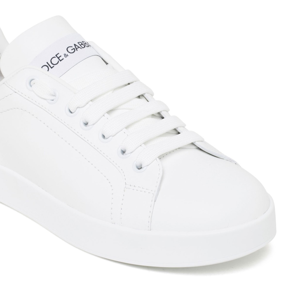 Dolce & Gabbana White Portofino Sneakers. 