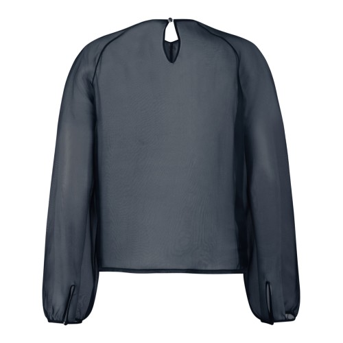 Fabiana Filippi Black Embellished Button-Up Cardigan.  