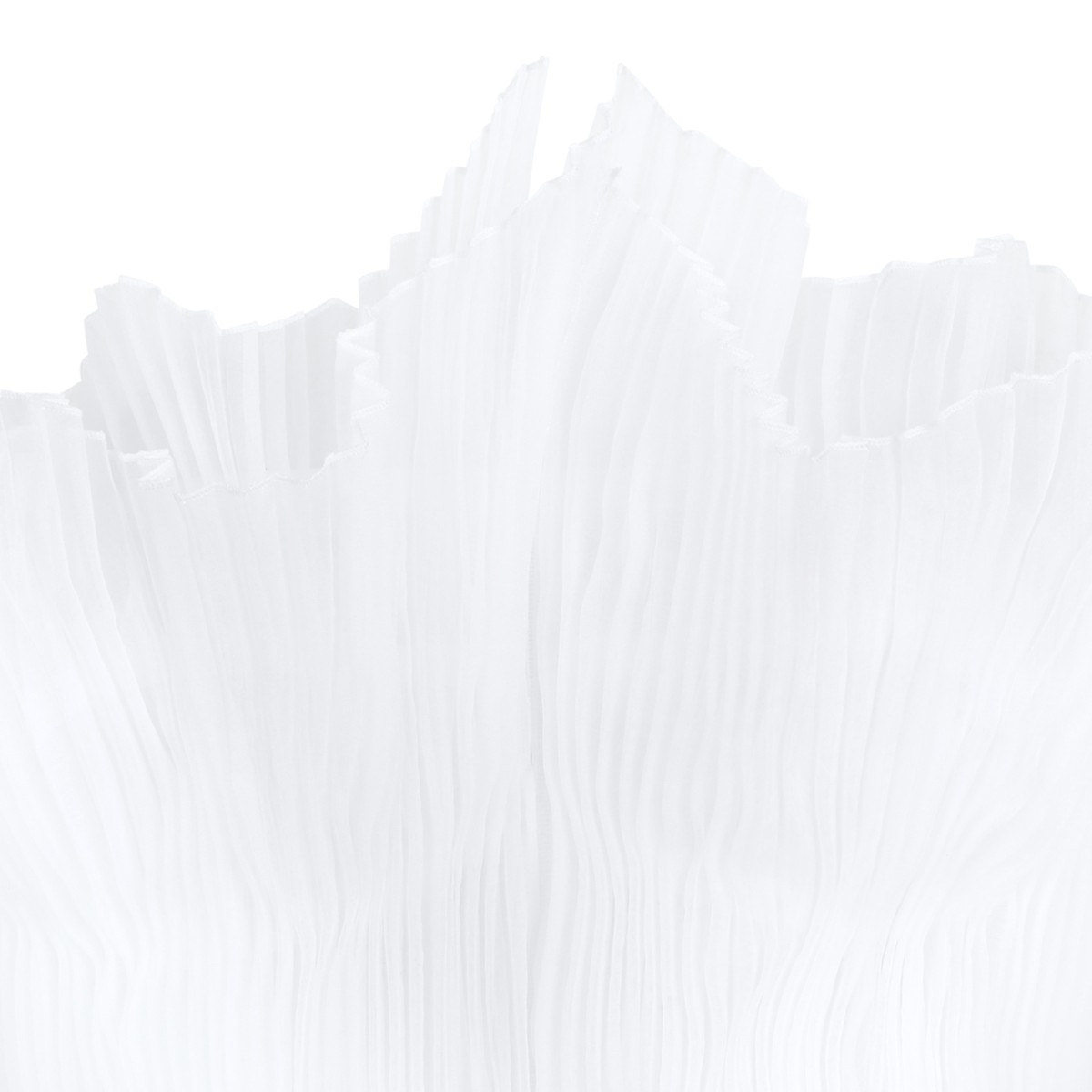 Genny White Draped Embellished Top.