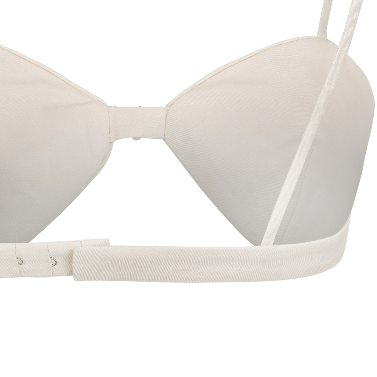 Hui Milano Ivory Embroidered Sequin Bralette Top.