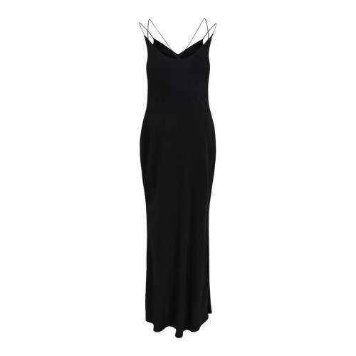 Tom Ford Black Slip Maxi Dress with Chain Straps. 2
