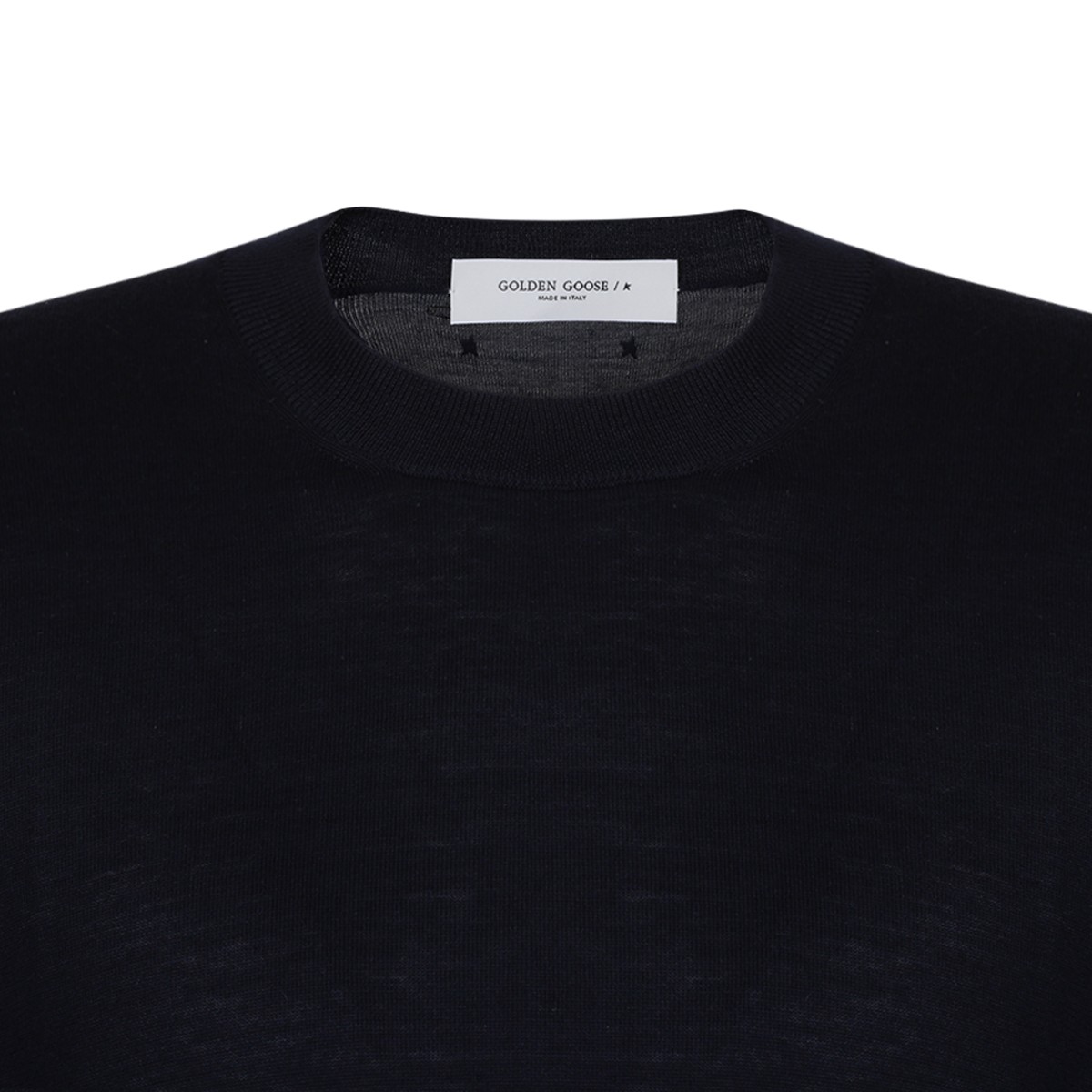 Golden Goose Navy Lightweight Knit Sweater.