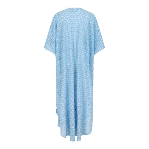 Missoni Light Blue Patterned Kaftan Maxi Dress. 2