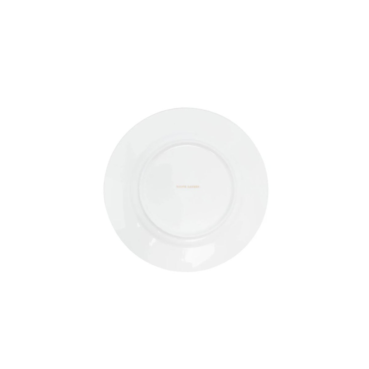 Ralph Lauren Home White Porcelain Plate with Polo Bear Motif.