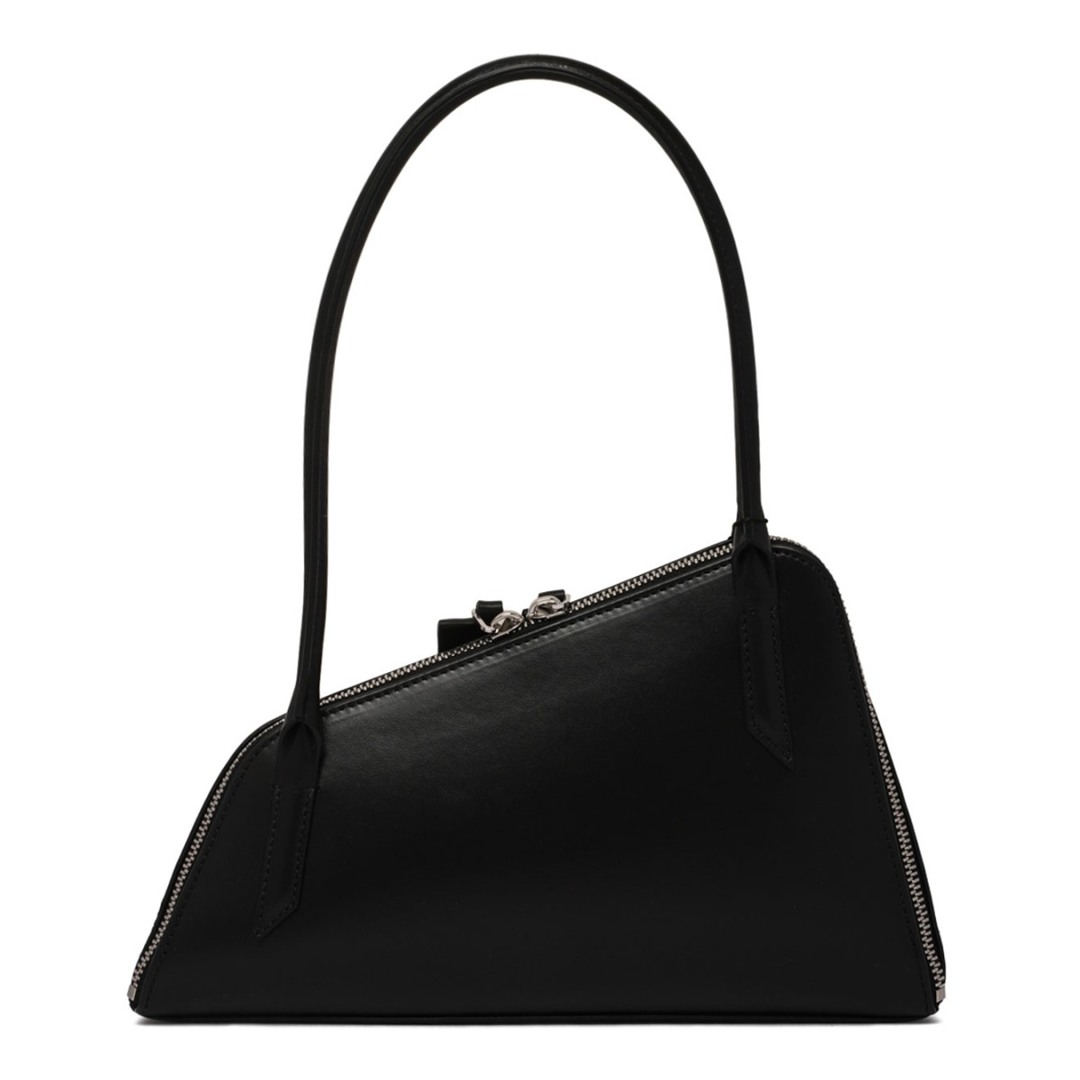 The Attico Black Sunrise Shoulder Bag.