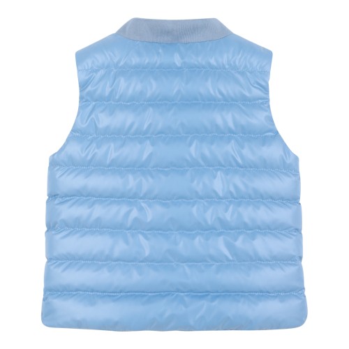 Moncler Light Blue Quilted Down Vest. 2