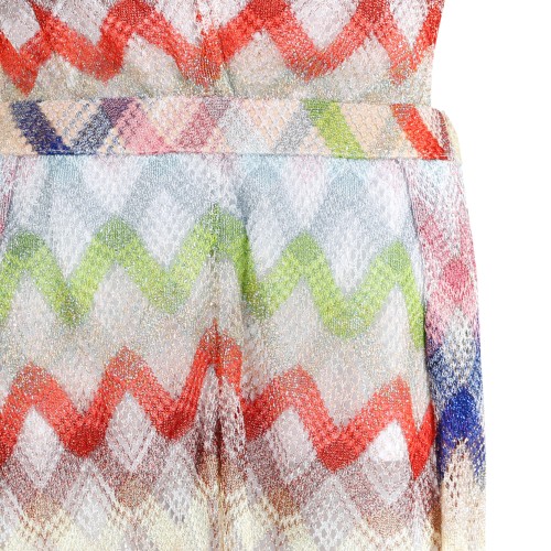 Missoni Multicolor Zigzag Knit Maxi Dress.