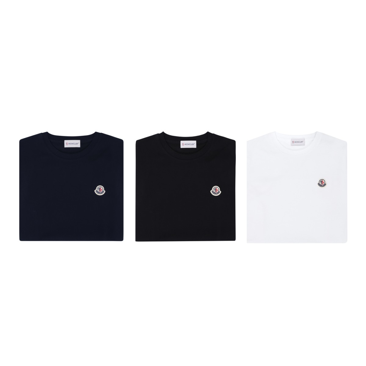 Moncler Cotton T-Shirt Set (3-Pack).
