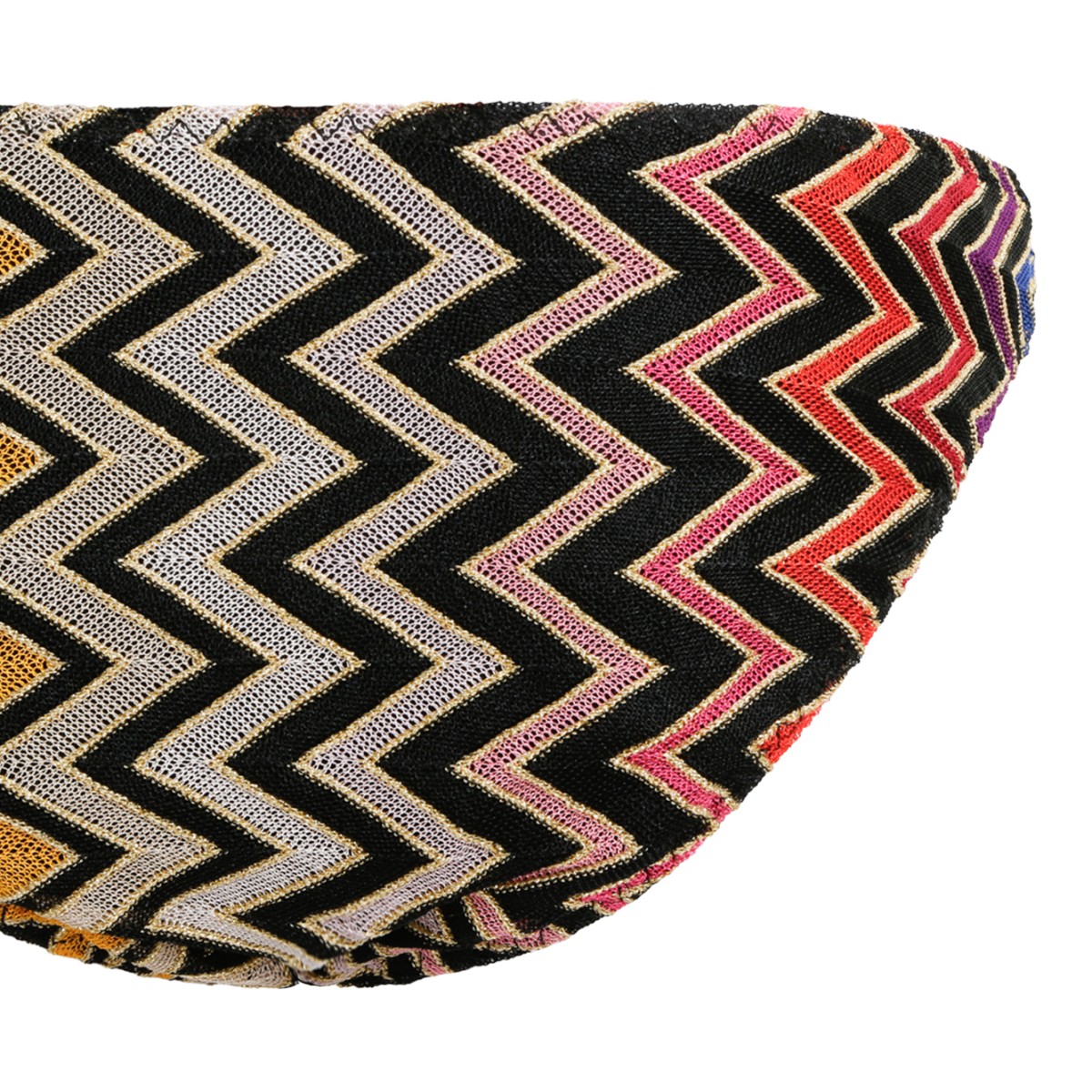 Missoni Multicolor Zigzag One-Shoulder Bikini Set.