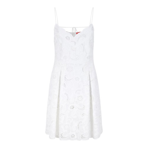 Merci White Lace Mini Dress.