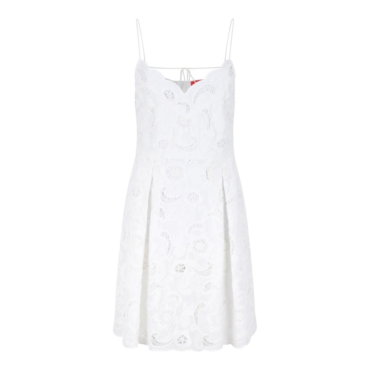 Merci White Lace Mini Dress.