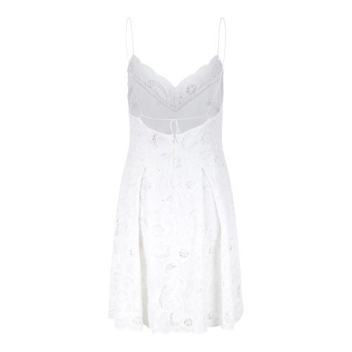 Merci White Lace Mini Dress. 2